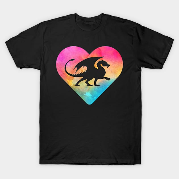 Dragon Gift for Girls and Women T-Shirt by JKFDesigns